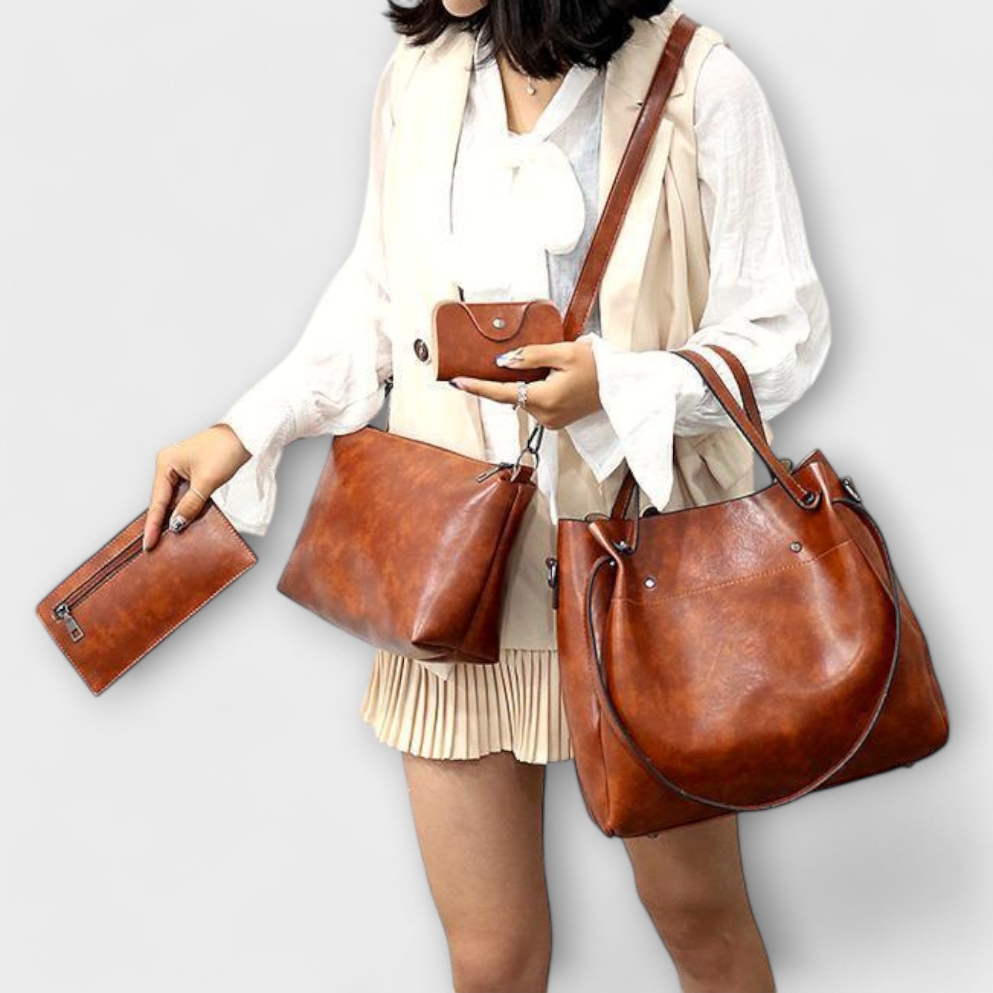 Savrani™ | Set di borse vintage a 4 pezzi