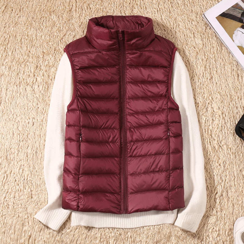 Savrani™ | Gilet leggero in piuma con design plissettato