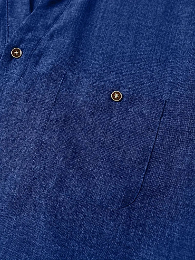 Savrani™ | Camicia a maniche corte con tasca frontale
