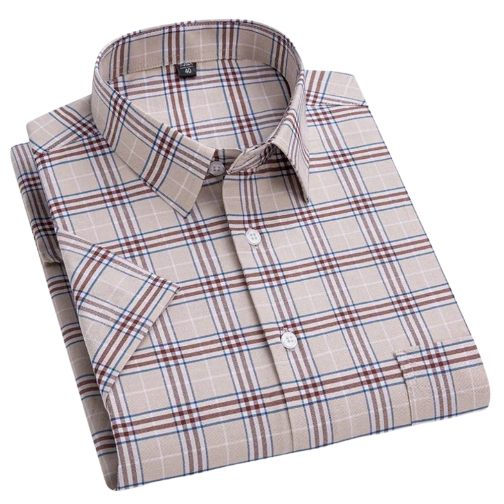 Savrani™ | Camicia di cotone a maniche corte