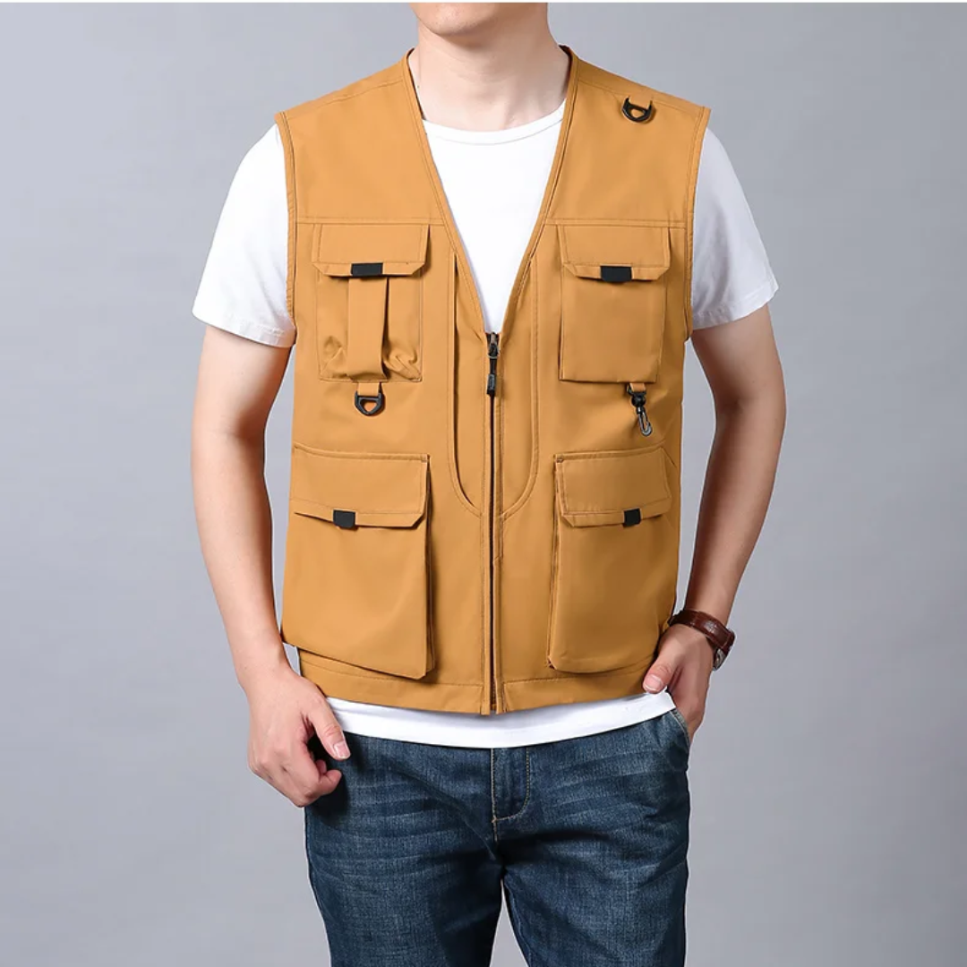 Savrani™ | Gilet cargo elegante e casual