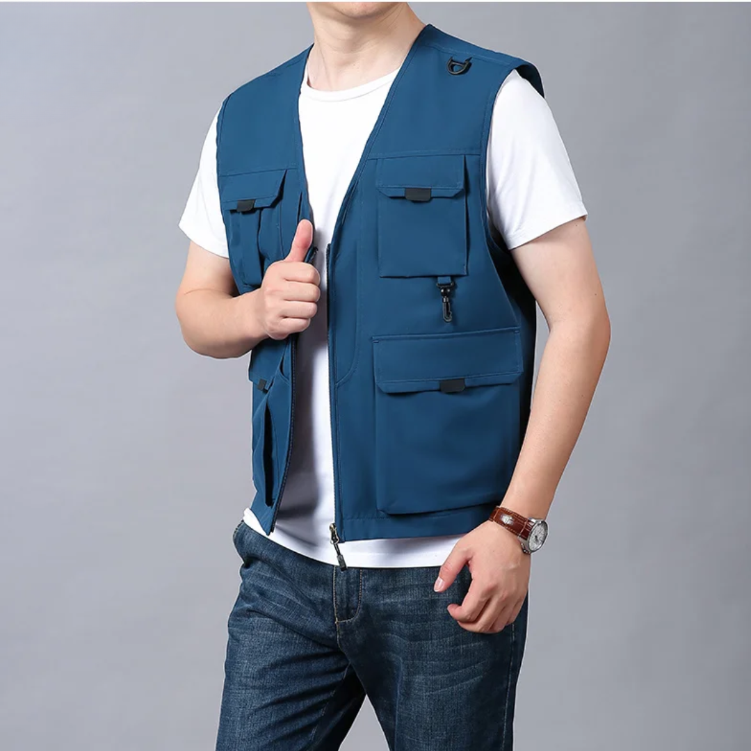 Savrani™ | Gilet cargo elegante e casual