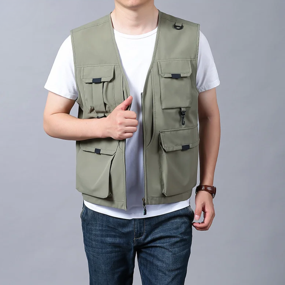 Savrani™ | Gilet cargo elegante e casual