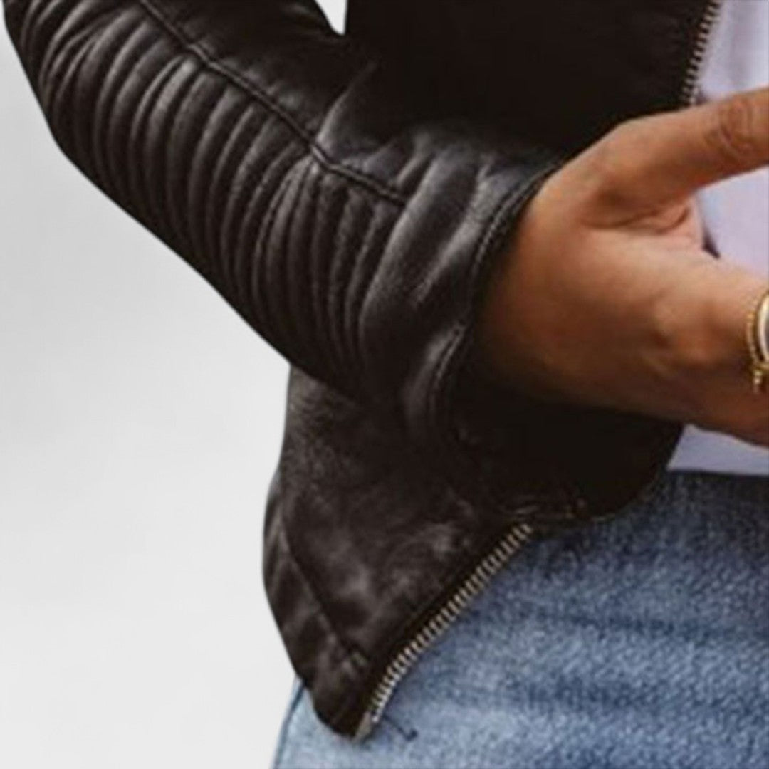 Savrani™ | Giacca elegante in pelle