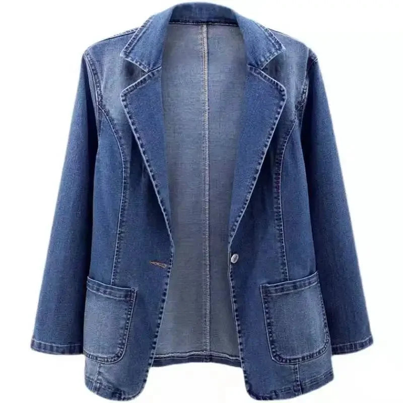 Savrani™ | Blazer in denim casual e stiloso