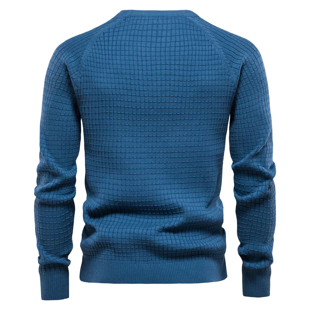 Savrani™ | Maglione da uomo con motivo a quadri