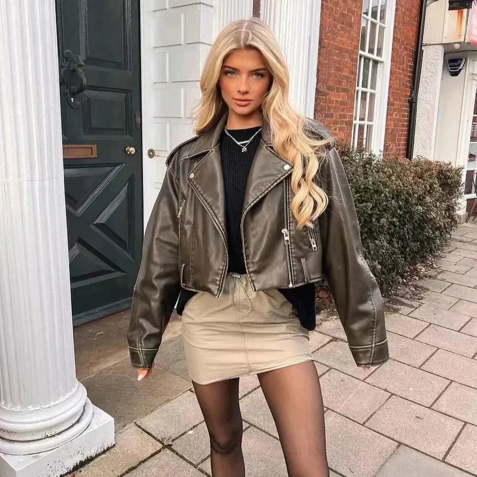 Savrani™ | Giacca versatile in pelle di qualità