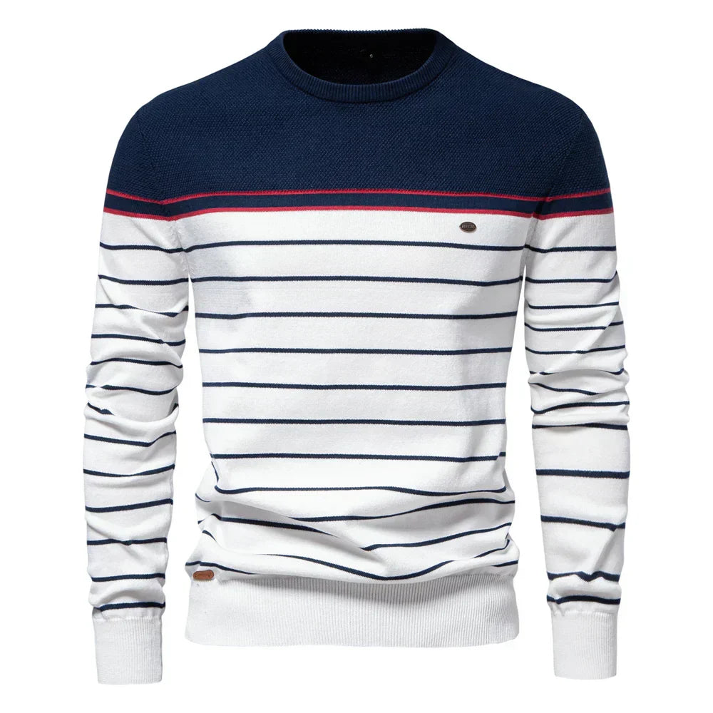 Savrani™ | Maglione da uomo con motivo a righe