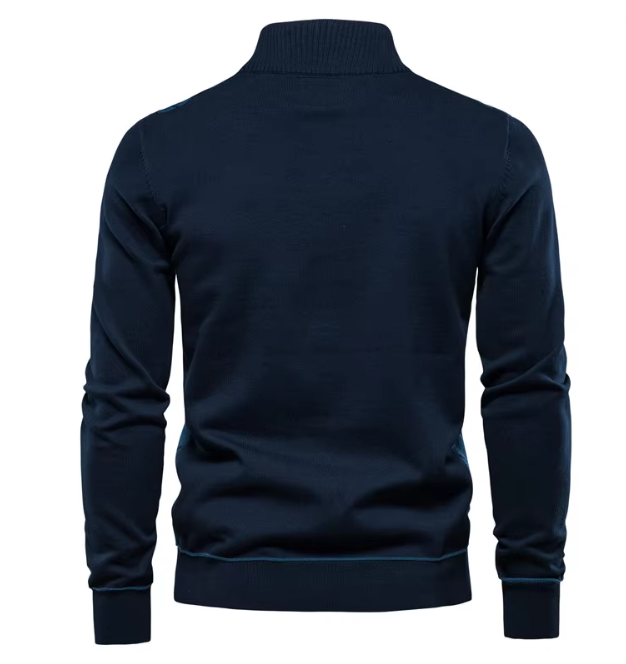 Savrani™ | Maglione con colletto a zip per uomini