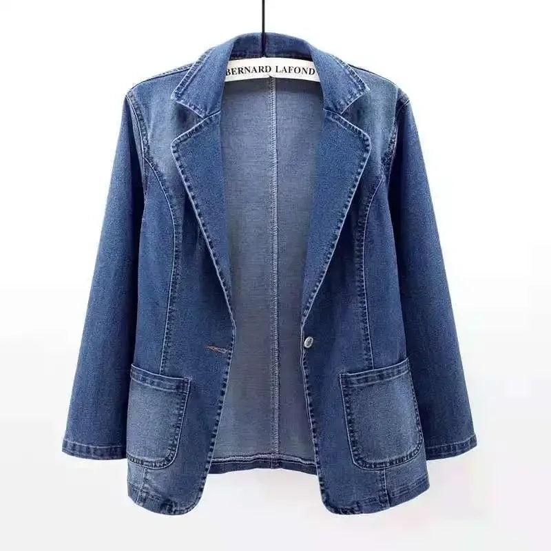 Savraniâ„¢ | Blazer in denim casual e stiloso