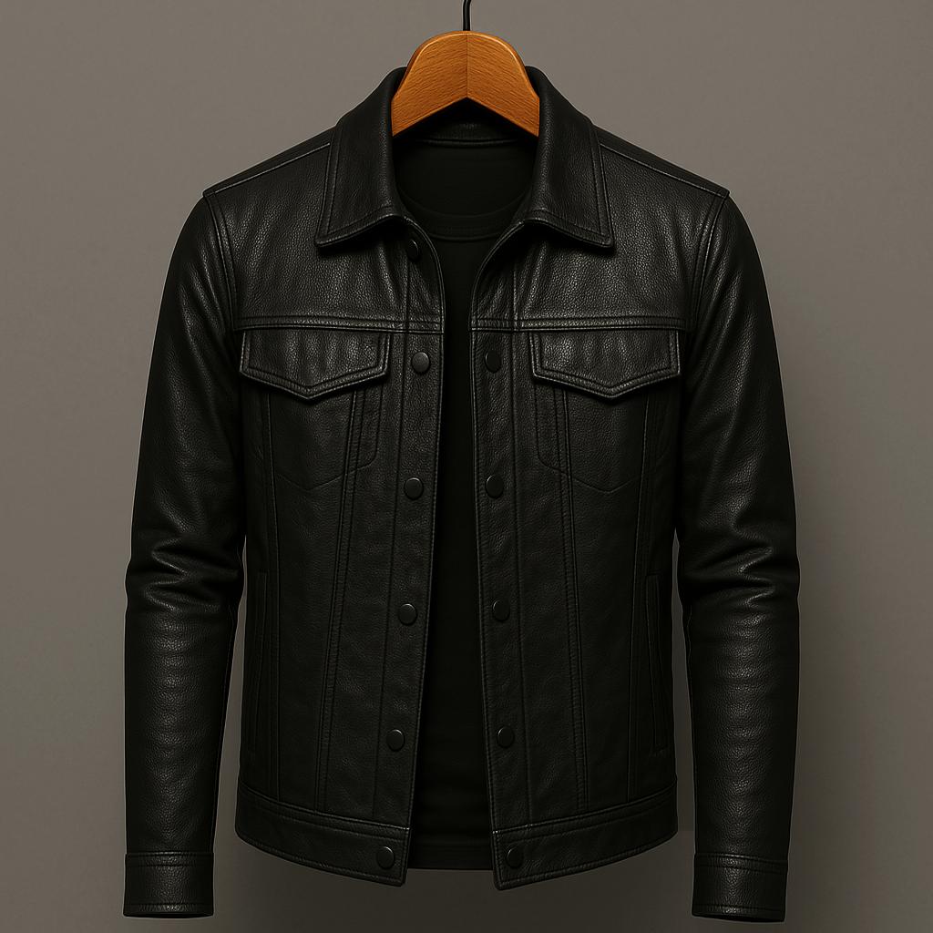 Savrani™ | Giacca biker in pelle