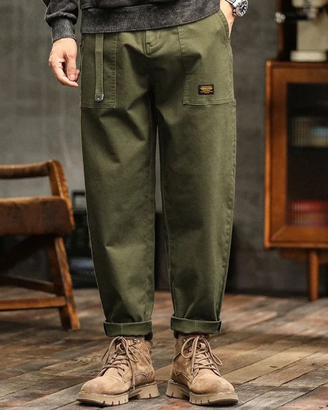 Savrani™ | Pantaloni cargo classici