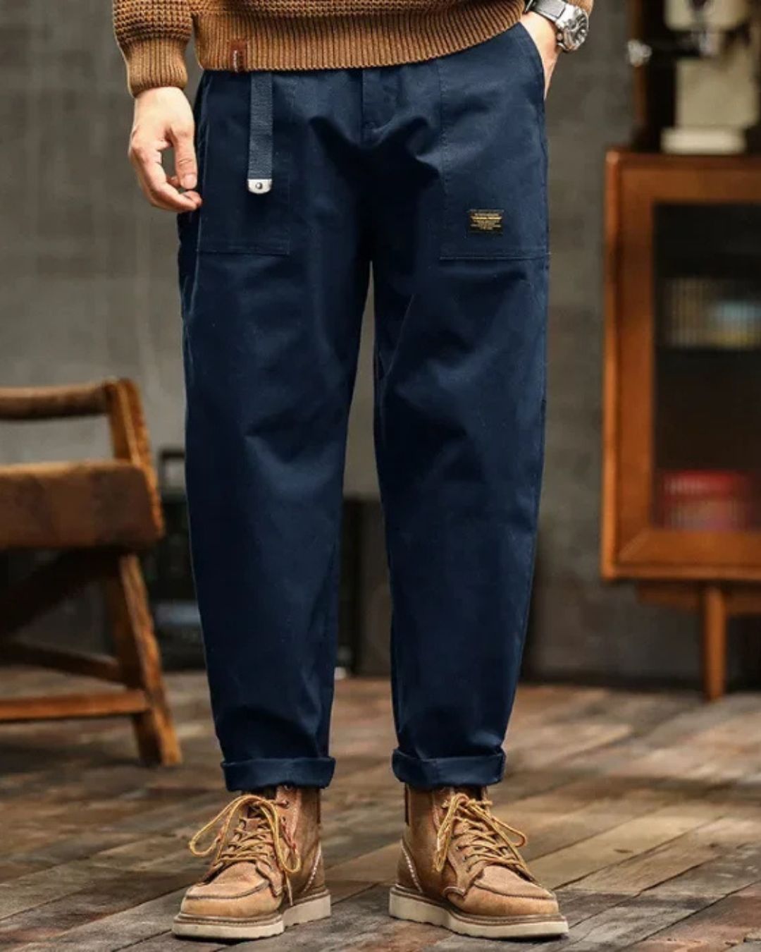 Savrani™ | Pantaloni cargo classici