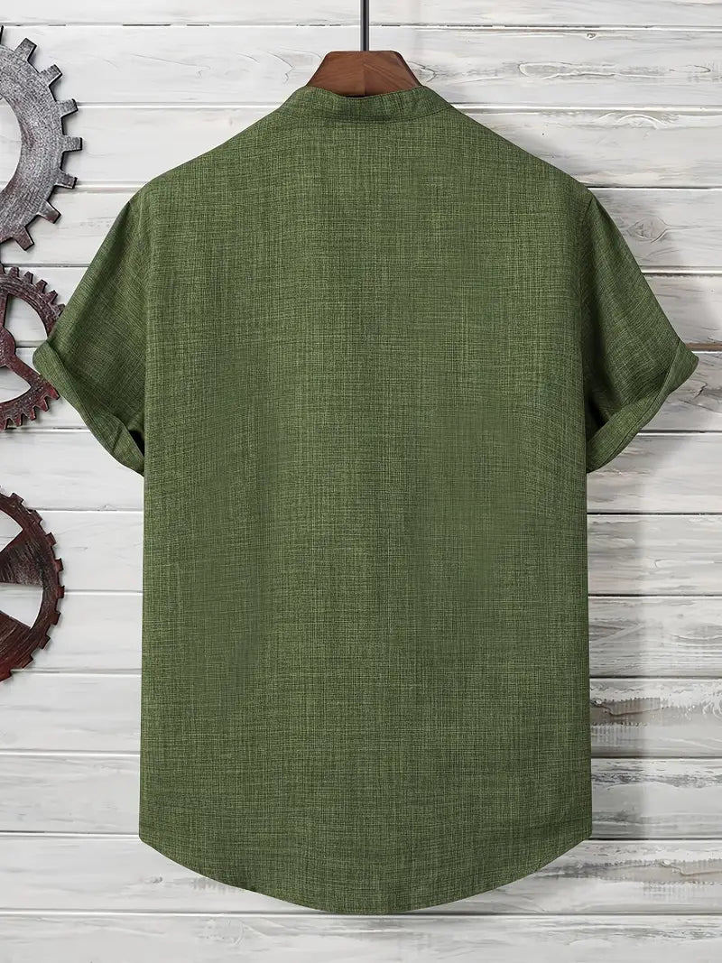 Savrani™ | Camicia a maniche corte con tasca frontale