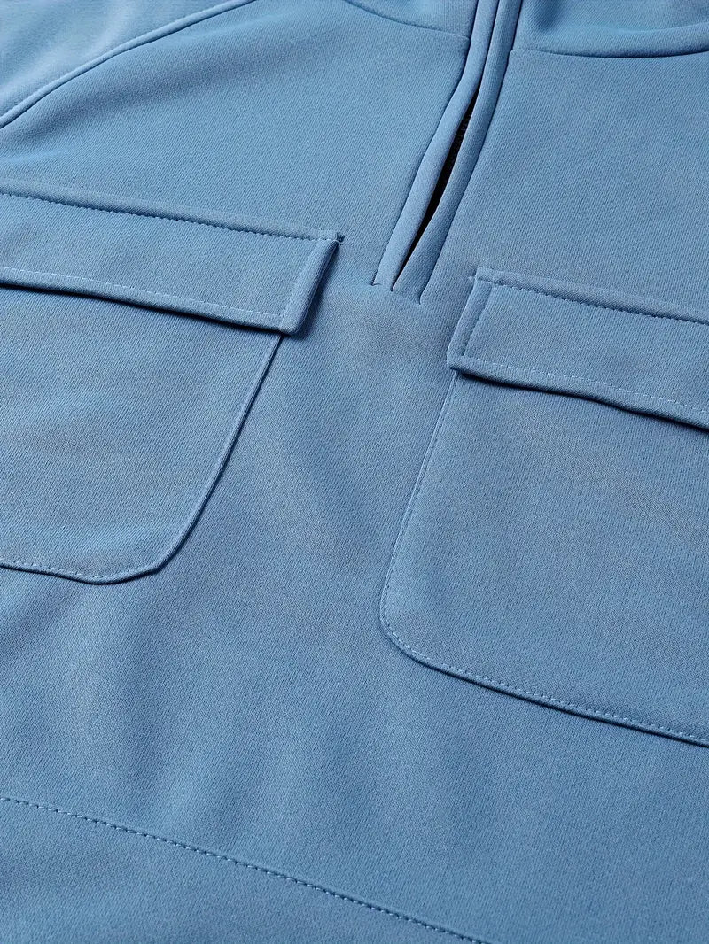 Savrani™ | Felpa con cappuccio multitasche confortevole