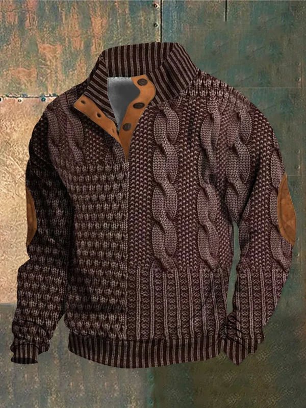 Savrani™ | Maglione vintage stampato