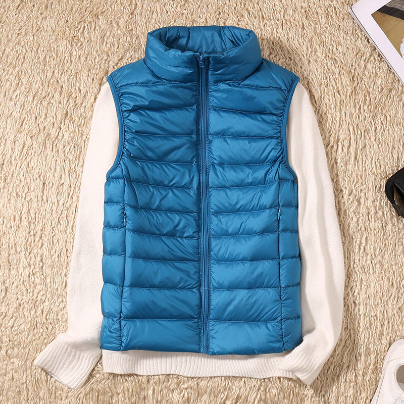 Savrani™ | Gilet leggero in piuma con design plissettato
