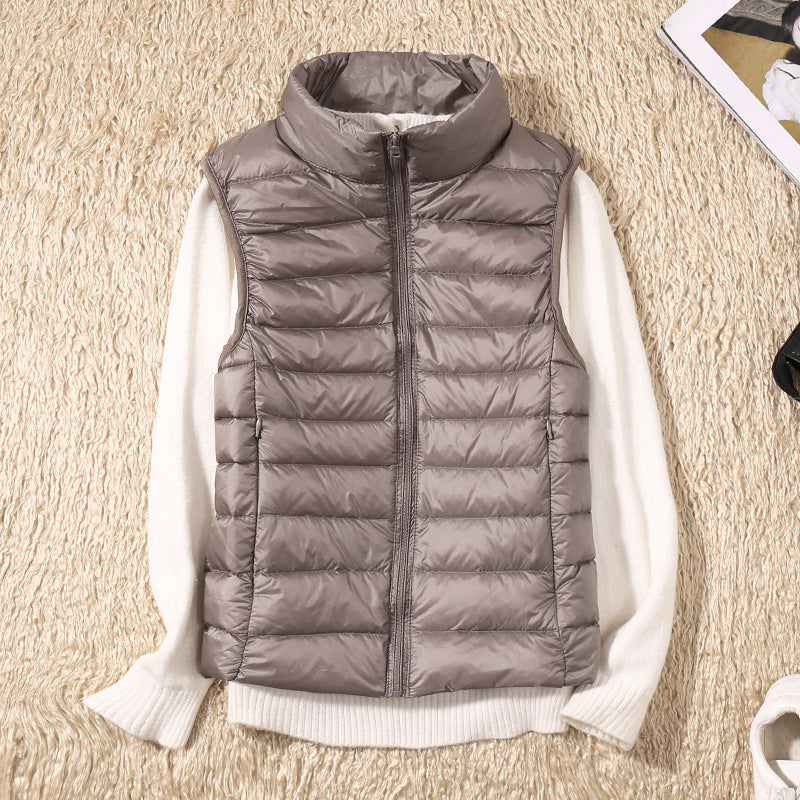 Savrani™ | Gilet leggero in piuma con design plissettato