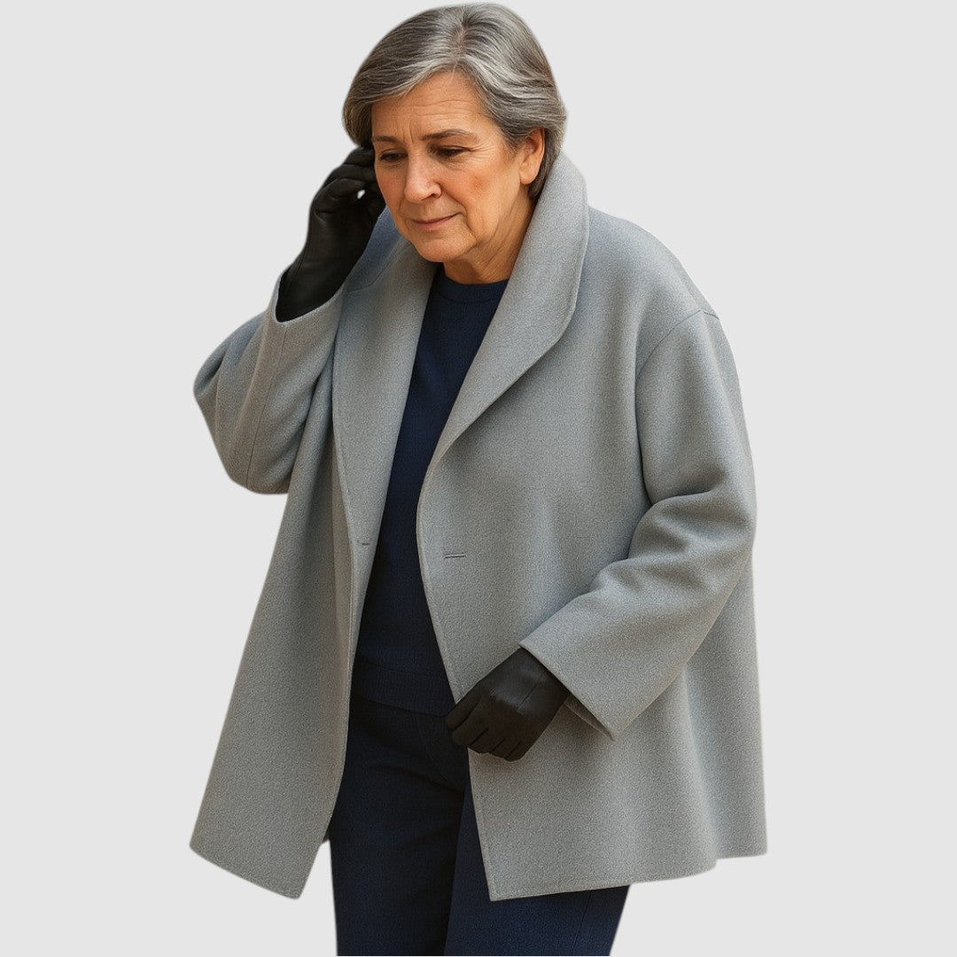 Savrani™ | Cappotto in lana e cashmere giacca a vento