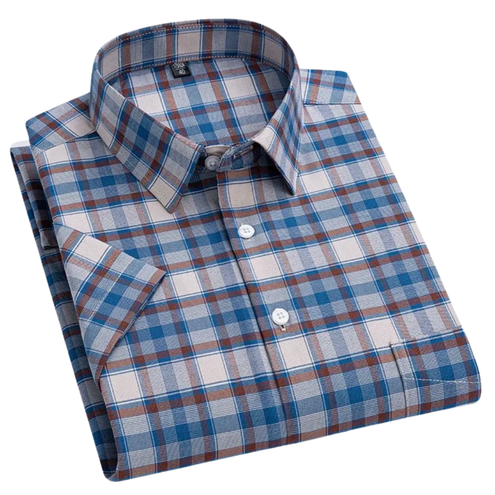 Savrani™ | Camicia di cotone a maniche corte