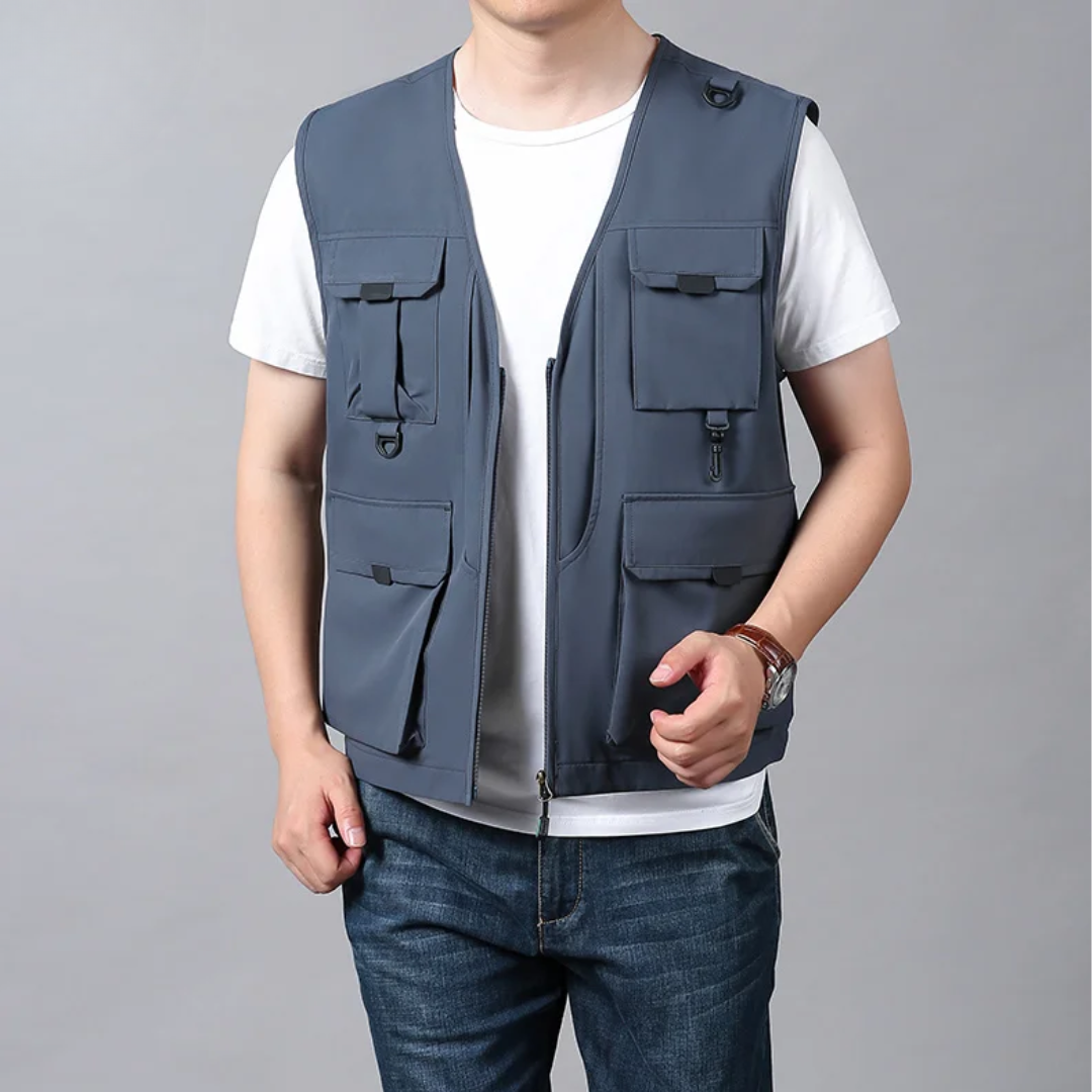 Savrani™ | Gilet cargo elegante e casual