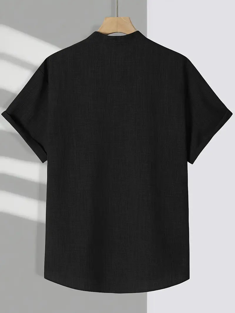 Savrani™ | Camicia a maniche corte con tasca frontale