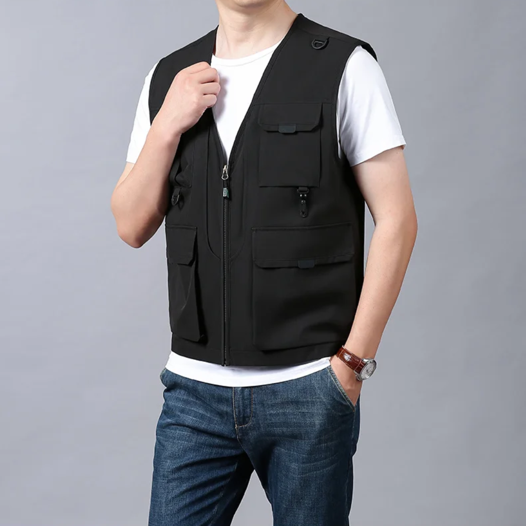 Savrani™ | Gilet cargo elegante e casual