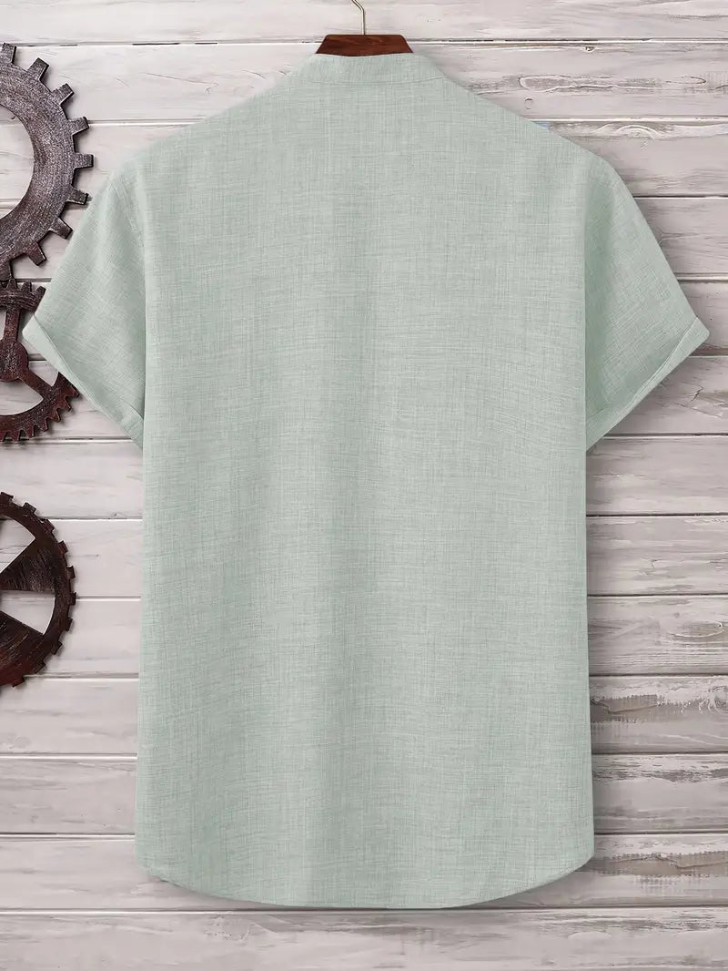 Savrani™ | Camicia a maniche corte con tasca frontale