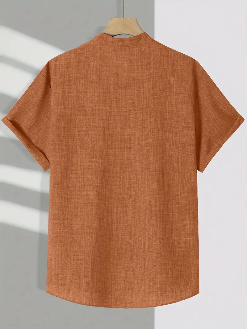 Savrani™ | Camicia a maniche corte con tasca frontale