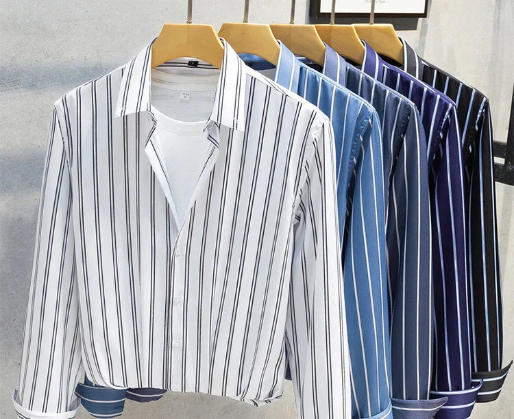 Savrani™ | Elegante camicia a righe da uomo