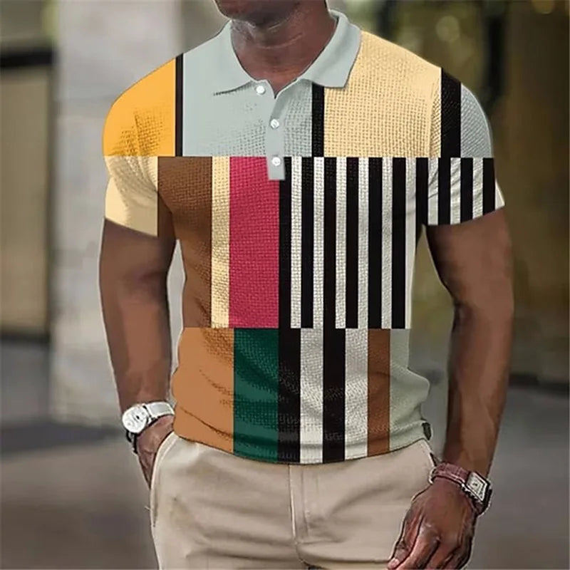 Savrani™ | Polo a righe colorate