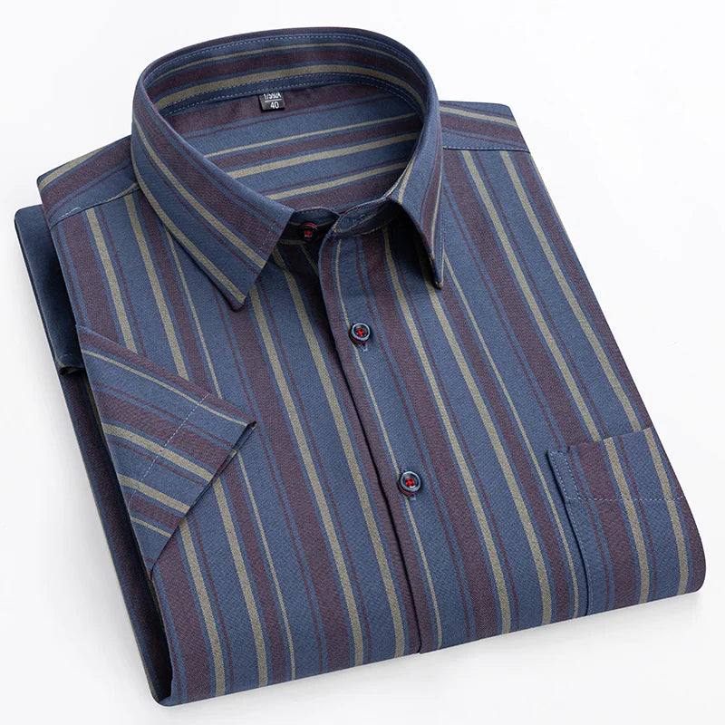 Savrani™ | Camicia di cotone a maniche corte