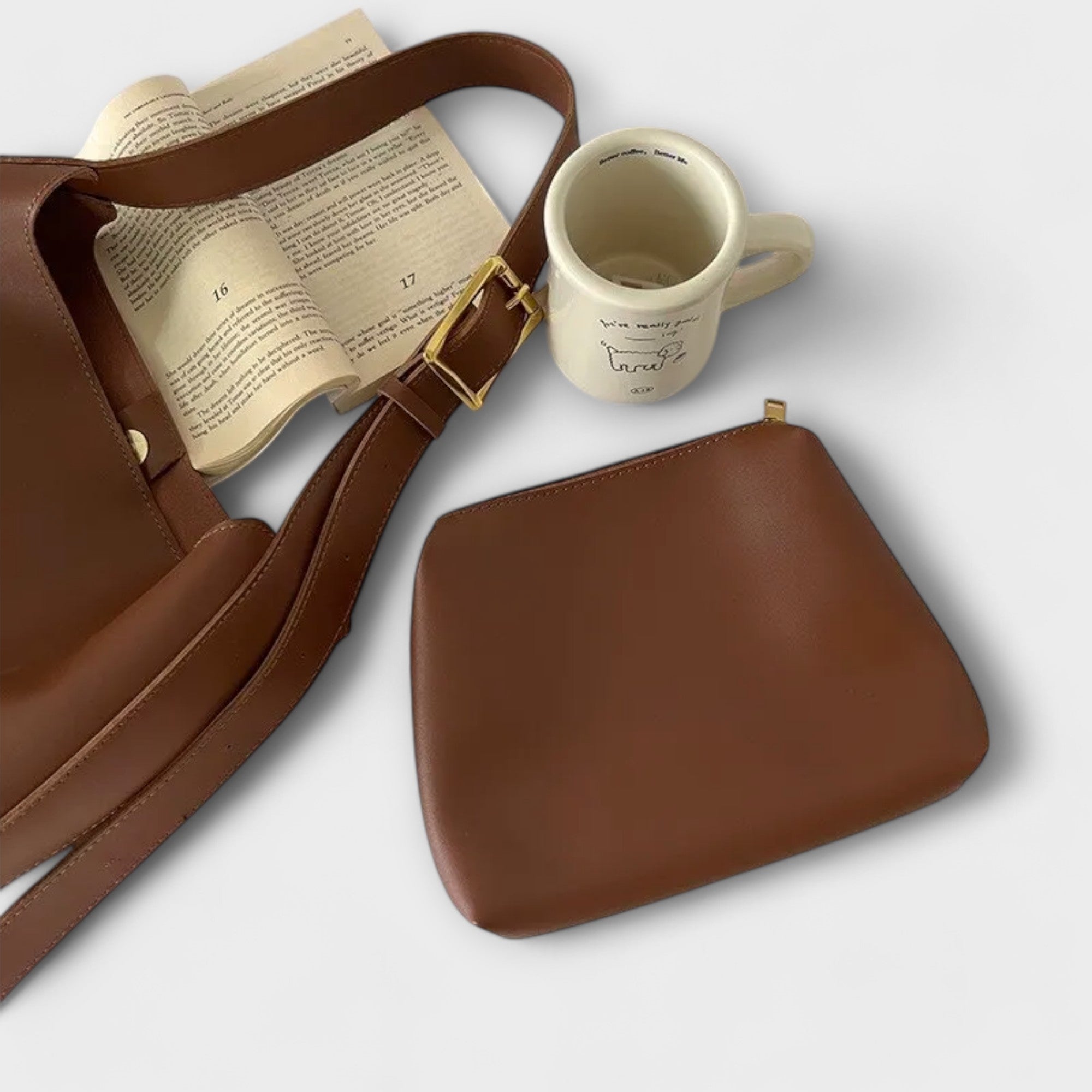 Savrani™ | Elegante Borsa a spalla in pelle