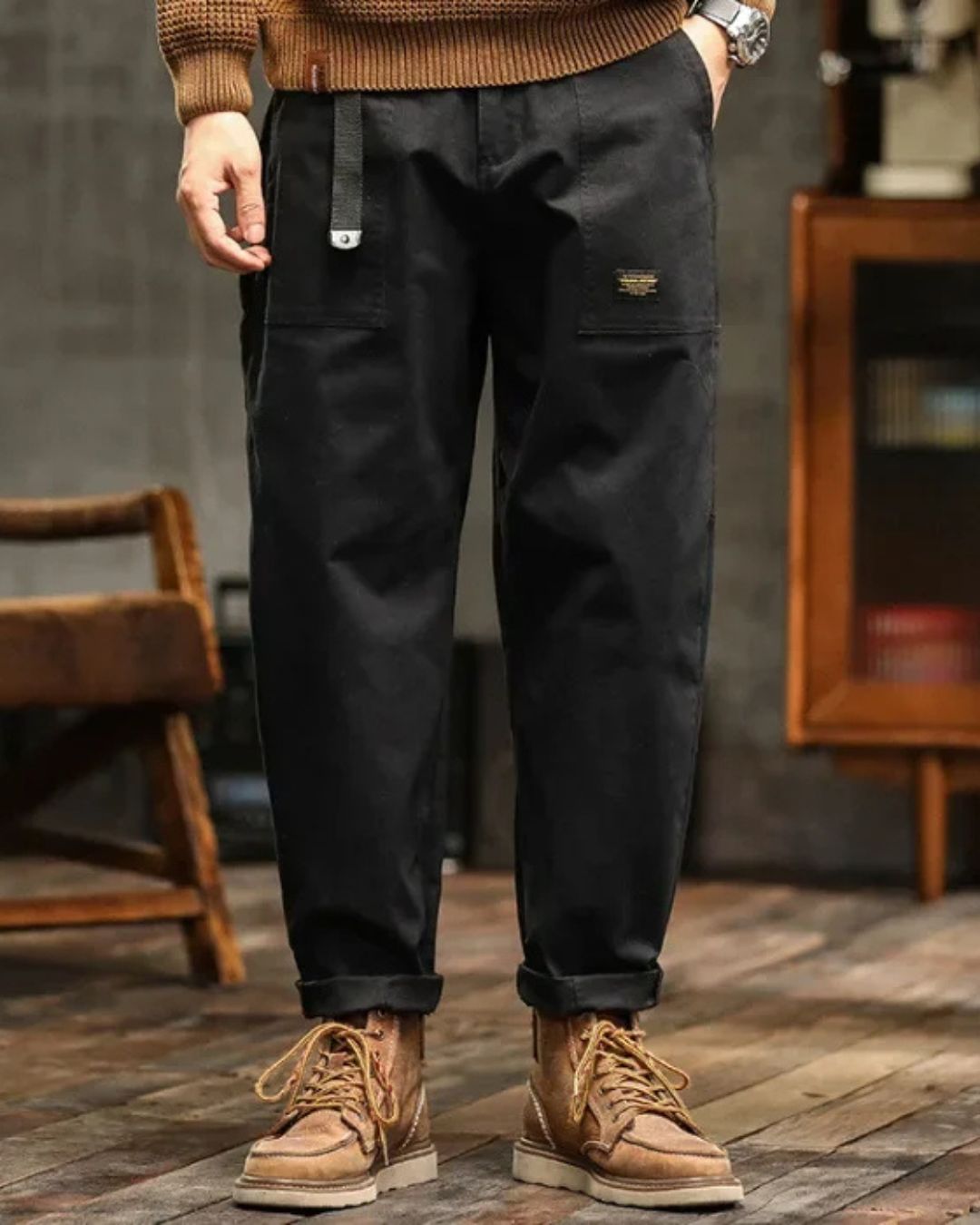Savrani™ | Pantaloni cargo classici