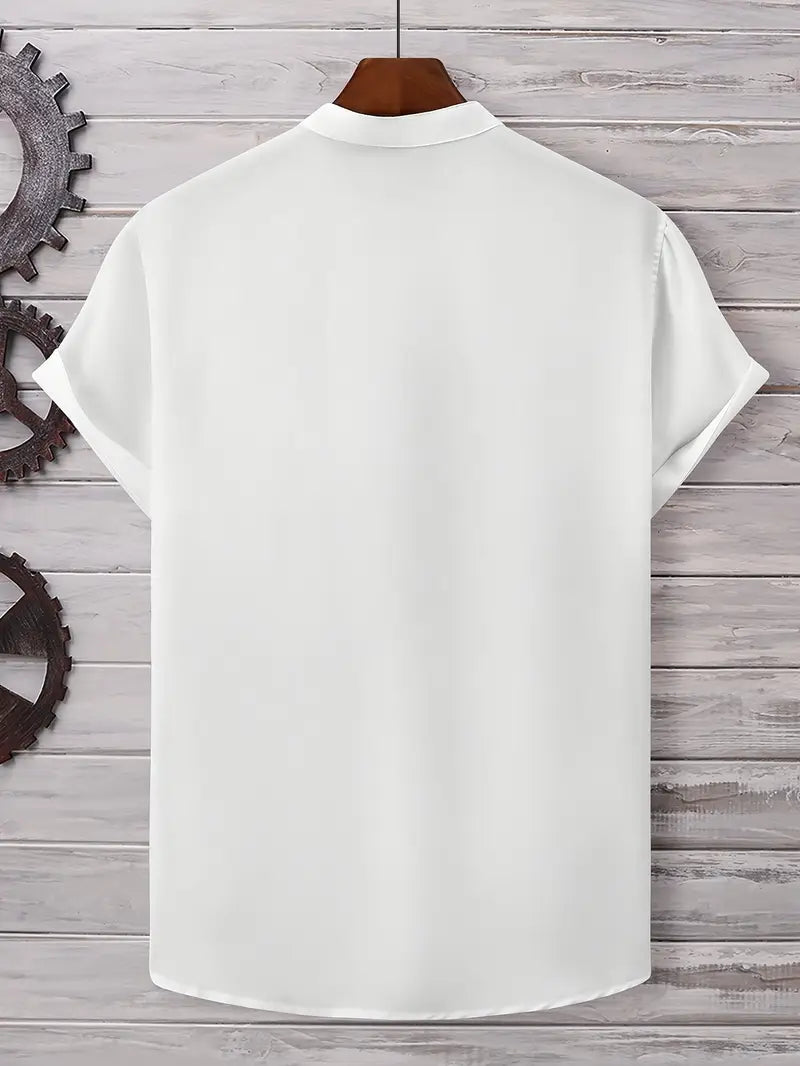 Savrani™ | Camicia a maniche corte con tasca frontale