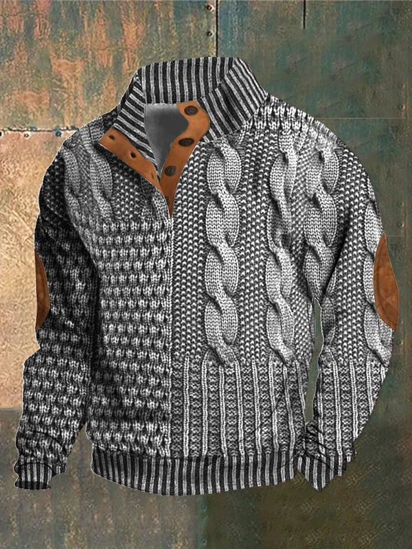 Savrani™ | Maglione vintage stampato