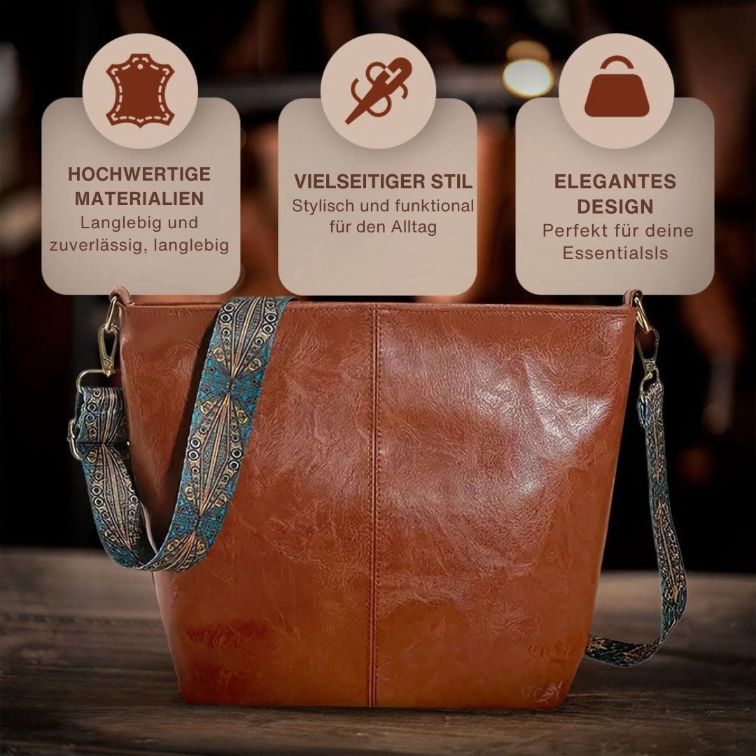 Savrani™ | Borsa a spalla vintage in pelle