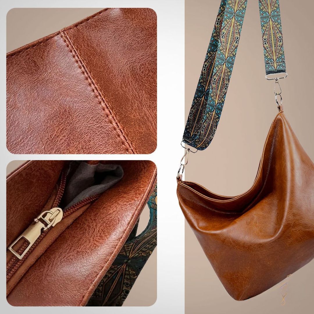 Savrani™ | Borsa a spalla vintage in pelle